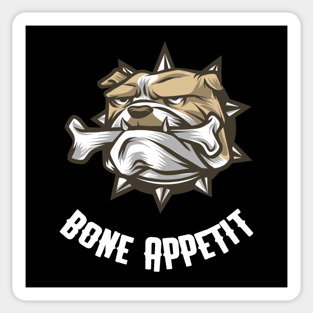 Bone Appetit Sticker by All The Teez